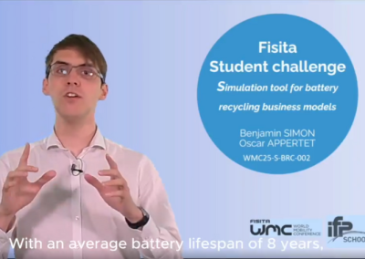 Two IFP School students at the 2025 FISITA Student Challenge