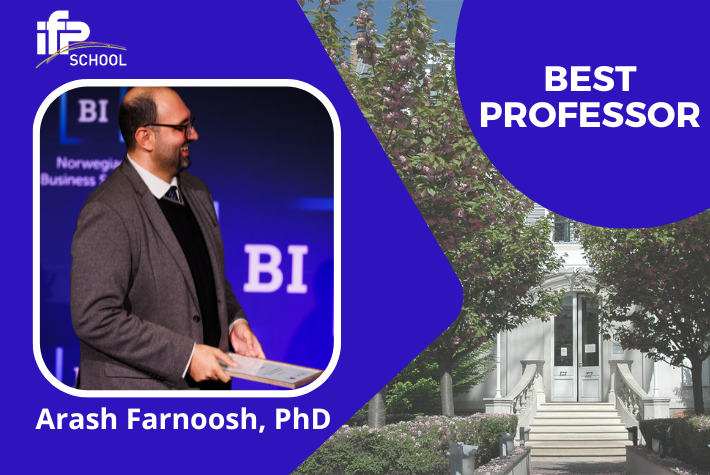Arash Farnoosh sacré pour la troisième fois meilleur professeur de l’Executive Master of Management in Energy