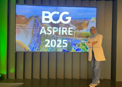 An ETEM student at the BCG Aspire Workshop