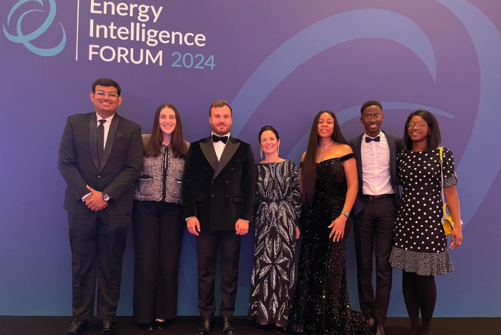 Franck Amian, élève d’IFP School, à l’Energy Intelligence Forum 2024