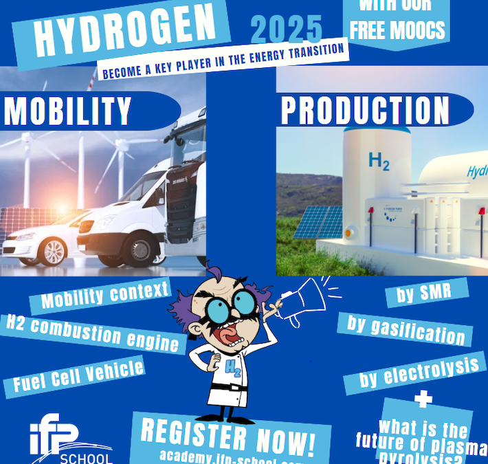 Les MOOCs d’IFP School sur l’hydrogène sont de retour !