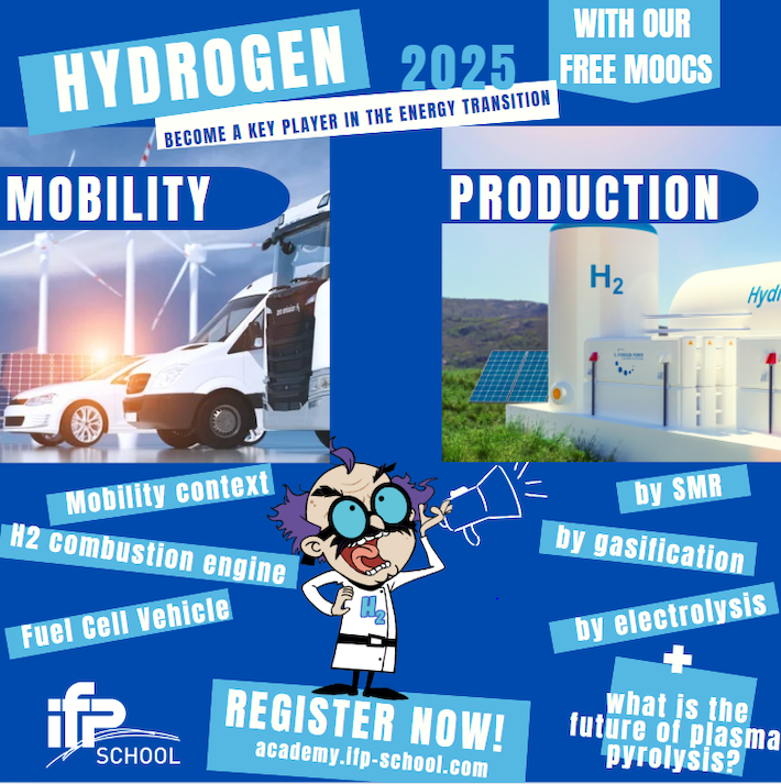 MOOCs d'IFP School sur l'hydrogène