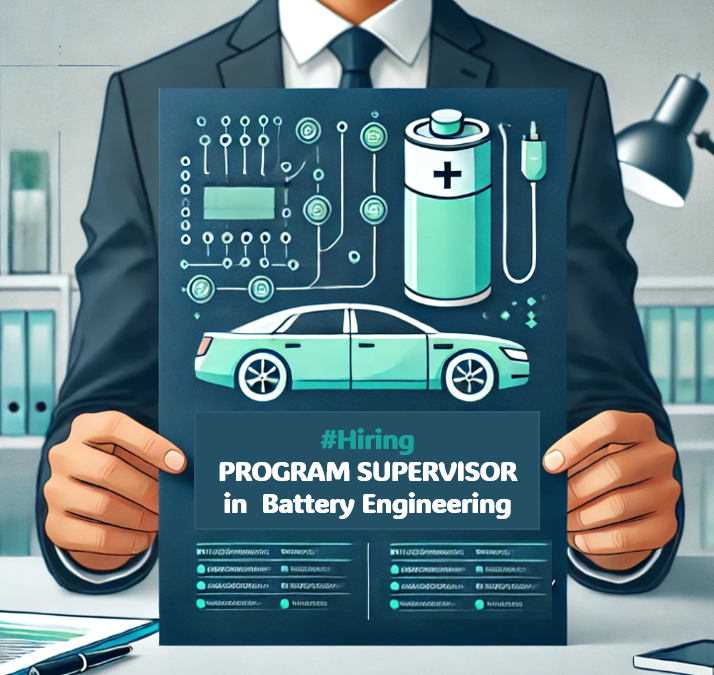 Recrutement – Responsable du Mastère spécialisé® « Battery Engineering »