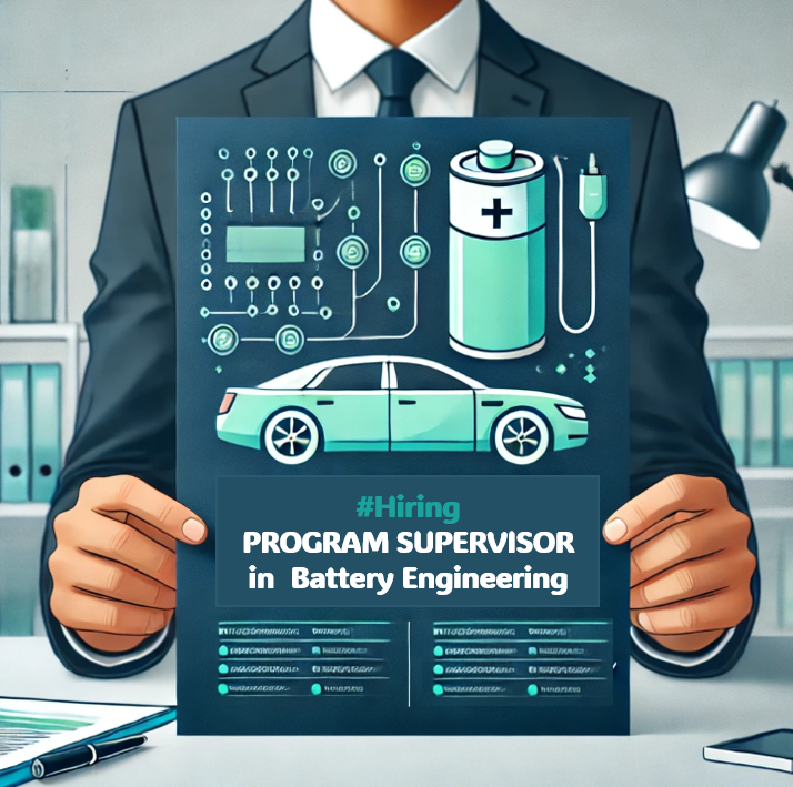 Recrutement - Responsable du Mastère spécialisé Battery Engineering